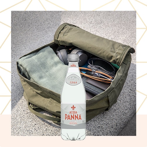 Acqua Panna 50 cl Plastic Bottle and Purse