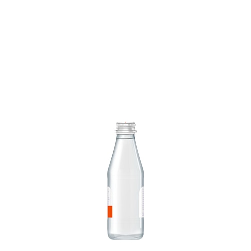 Acqua Panna 25 cl glass water bottle back