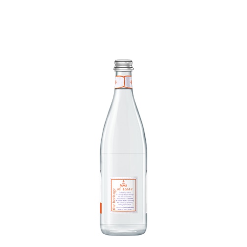 Acqua Panna 75 cl glass water bottle back