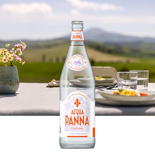Acqua Panna 1 L glass water bottle