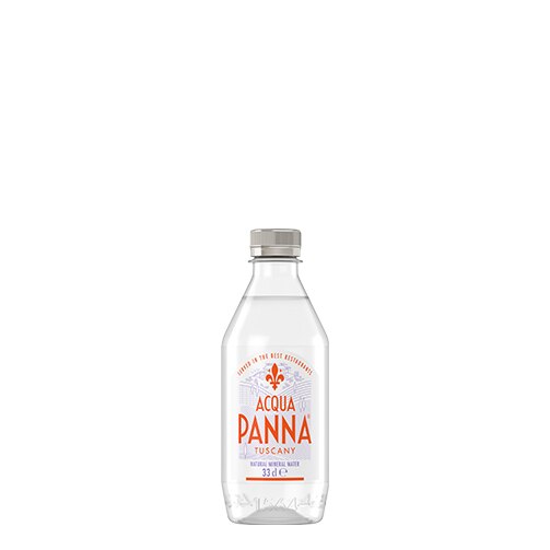 Acqua Panna 33 cl plastic water bottle front