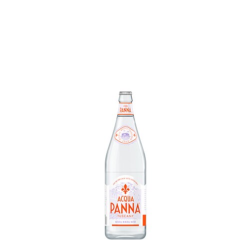 Acqua Panna 50 cl glass water bottle front