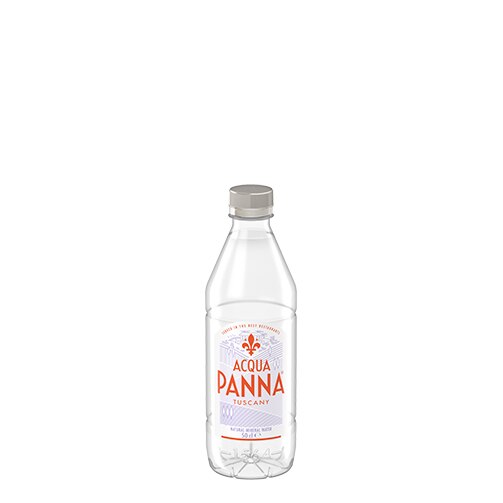 Acqua Panna 50 cl plastic water bottle pitch