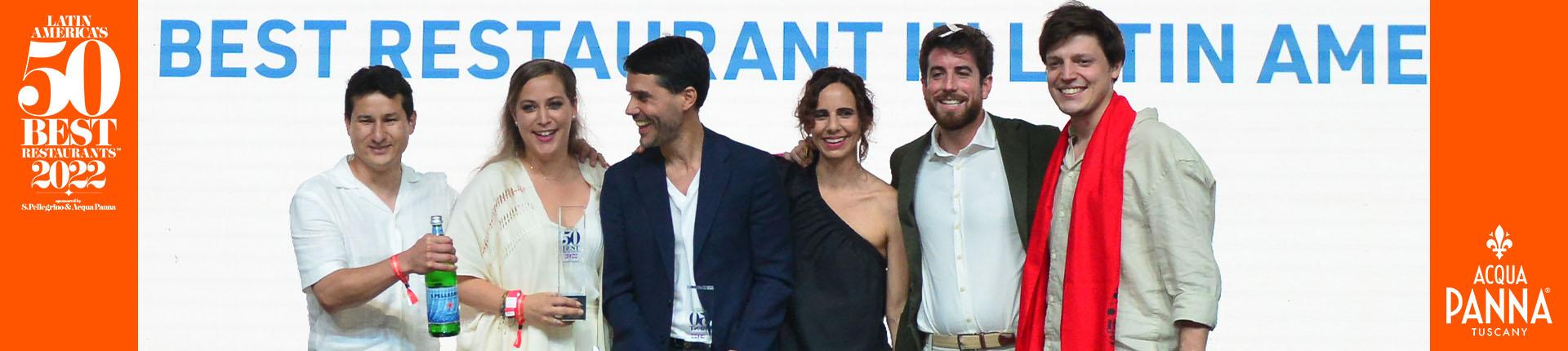 acqua panna sponsors latin america 50 best restaurants 2022 won by central lima