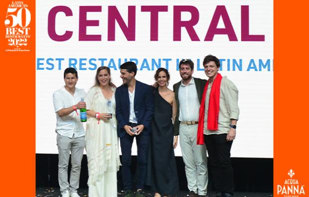 acqua panna sponsors latin america 50 best restaurants 2022 won by central lima
