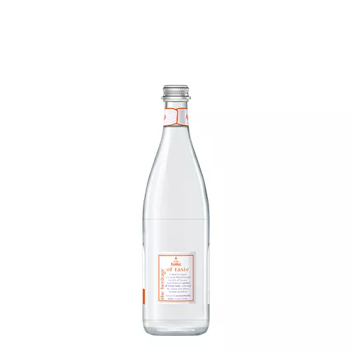 Acqua Panna 75 cl glass water bottle back