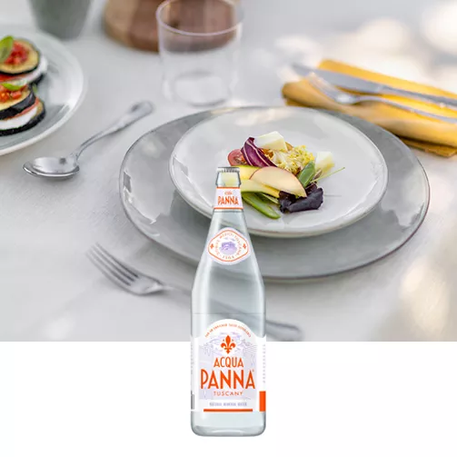 Acqua Panna 50 cl glass water bottle 