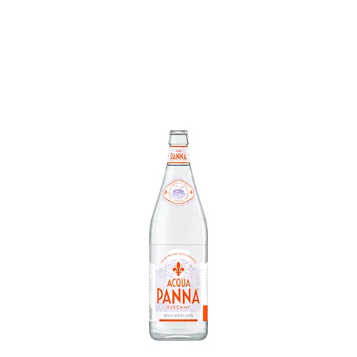 Acqua Panna 50 cl glass water bottle front