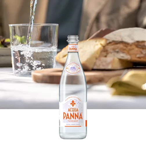 Acqua Panna 75 cl glass water bottle 
