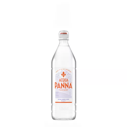 Acqua Panna 75 cl plastic water bottle front