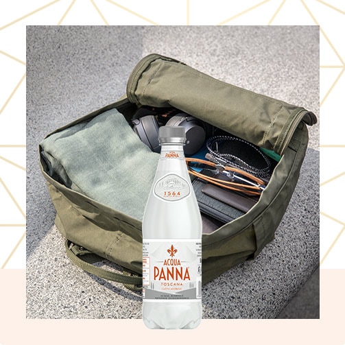 Acqua Panna Bottiglia di plastica 50 cl e borsa Animazione