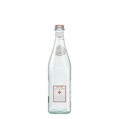 Acqua Panna Bottiglia di vetro 75 cl e Cibo su piatto Animazione