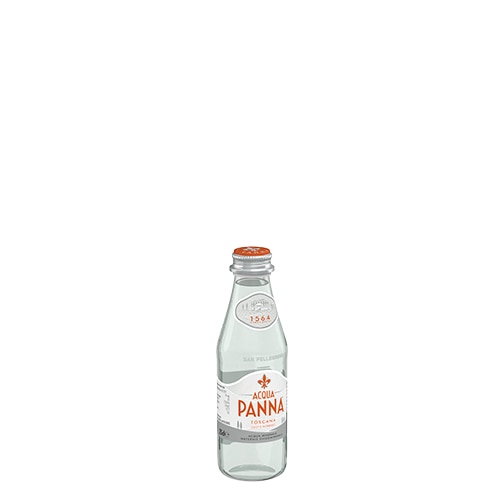 Acqua Panna Bottiglia di vetro 25 cl e pasto leggero Animazione