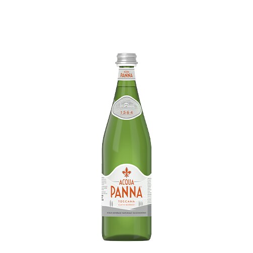 Acqua Panna Bottiglia Vetro verde 75cl fronte