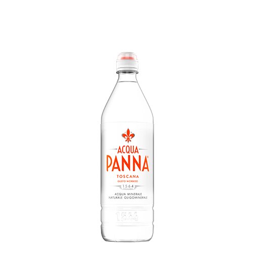 Acqua Panna 75 cl bottiglia di plastica frontale