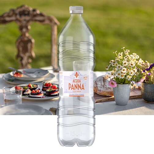 Acqua Panna bittiglia da 1,5 litri in PET