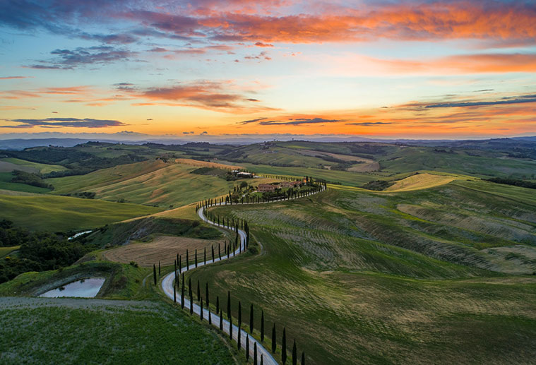 Il meglio della Toscana, Colline toscane