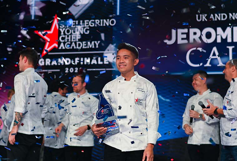 Jerome Ianmark Calayag vince il premio S.Pellegrino Young Chef Academy 2021