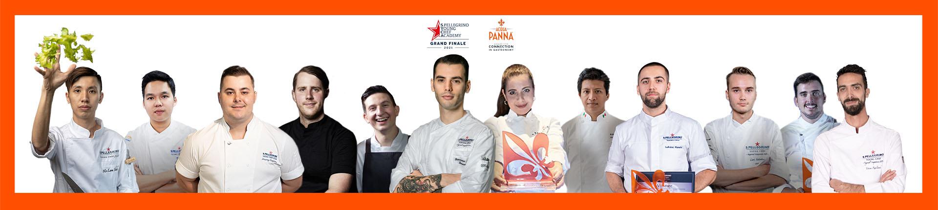I Finalisti del Premio Acqua Panna Award for Connection in Gastronomy 2021