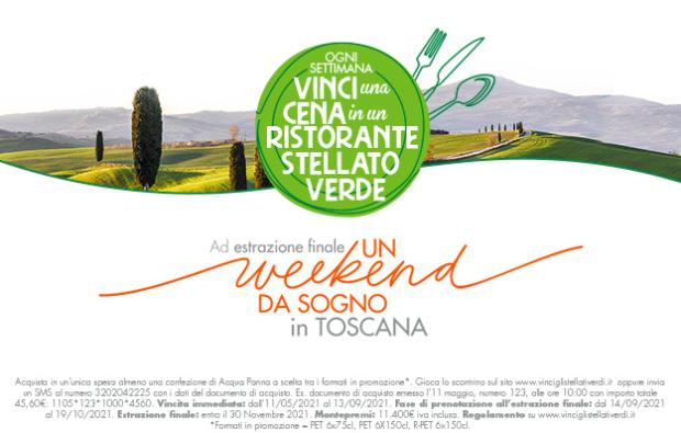 Concorso Stella Verde Michelin Acqua Panna