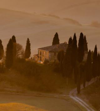 Paesaggio colline in Toscana