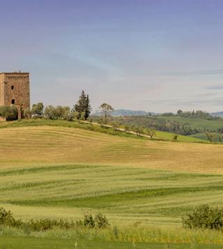Paesaggio colline in Toscana