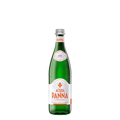 Acqua Panna Bottiglia Vetro verde 75cl fronte