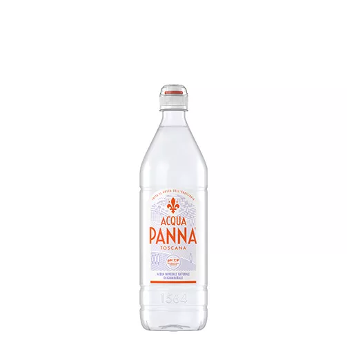 Acqua Panna 75 cl bottiglia di plastica frontale