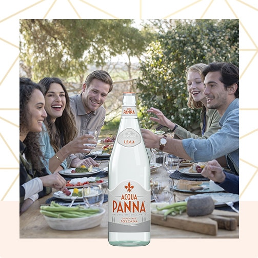 Acqua Panna 50 cl Glass Bottle and Friends Meal