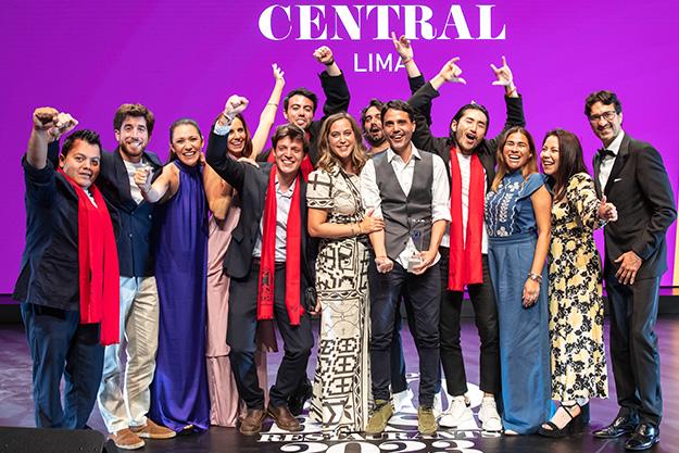 Central team at World's 50 Best ceremony in Valencia