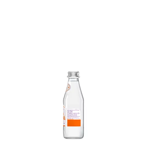 side 1 of 8 oz acqua panna glass water bottle