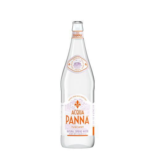 acqua panna 1 liter glass water bottle