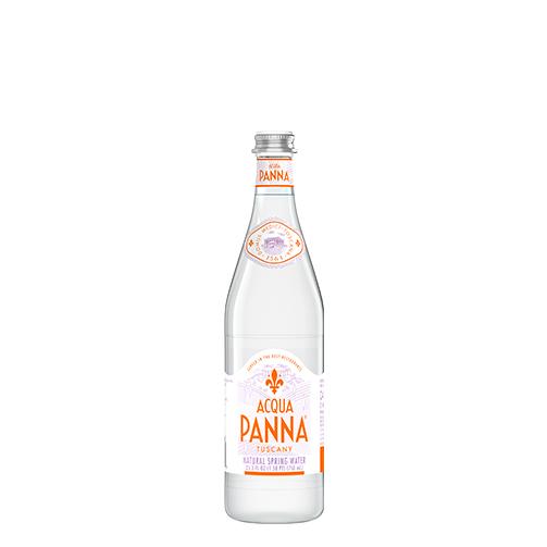 acqua panna 750 ml glass water bottle